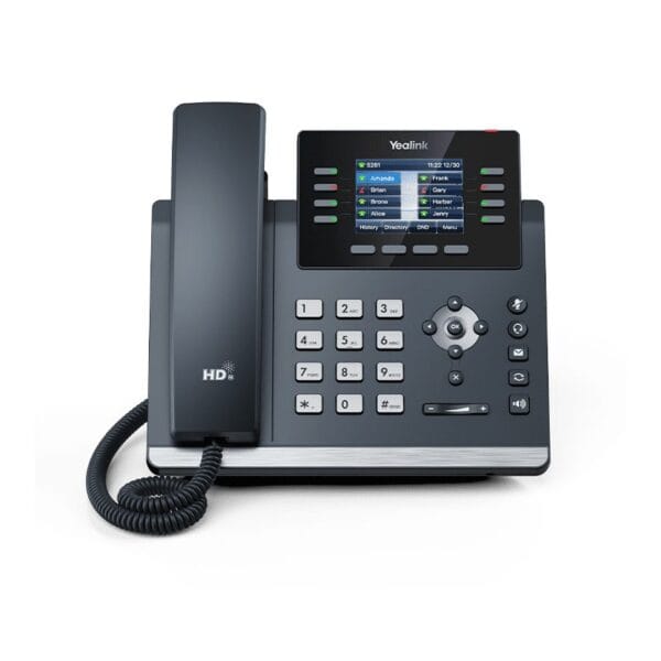 Yealink T44U SIP VoIP Phone Grey 8-Line LCD with WiFi