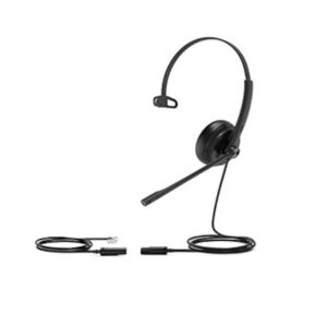 Fone de ouvido Yealink YHS34 Mono - RJ9 com áudio nítido