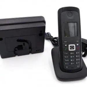 Gigaset E490 svart, E490 basestasjon og E49H håndsett S30852-H2105-B101 Renovert