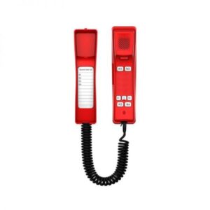 Fanvil H2U Red – Telefone de emergência SIP para hotel com 4 botões