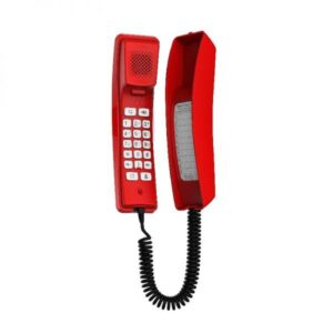 Fanvil H2U Red – Telefone SIP para hotéis com cores de emergência