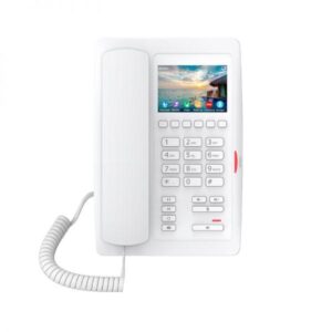Fanvil H5W – Telefone Wi-Fi para hotel branco com tela colorida