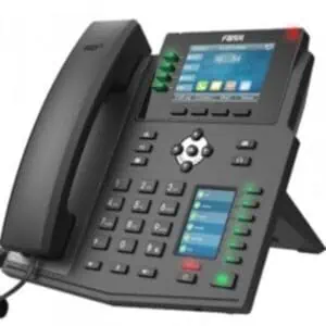 Teléfono IP Fanvil X7C Premium - Doble Gigabit - Videoportero - Wi-Fi vía Dongle - 60 teclas DSS - 20 líneas SIP