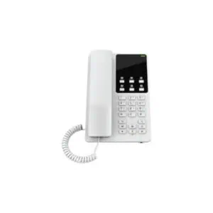 Grandstream GHP620 – Teléfono de escritorio para hotel de 2 líneas (blanco)