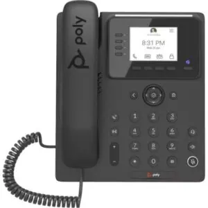 Poly CCX 350 Teams Edition Media Phone with LCD and PoE