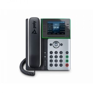 Poly Edge E300 8-Line IP Phone PoE Black IPS Display