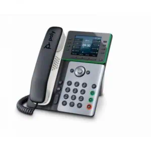Poly Edge E320 8-Line IP Phone PoE Black IPS Display