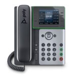 Poly Edge E350 8-Line IP Phone with WiFi PoE Black IPS
