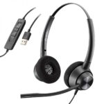 Poly EncorePro 320 USB-A - Duo Headset for Contact Centers