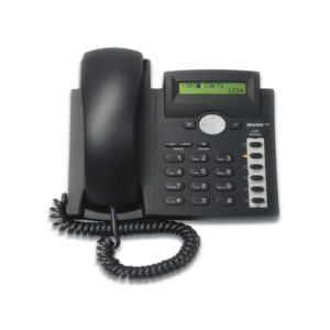 Snom IP 300 – IP Phone with PoE – 4 SIP Accounts – Black