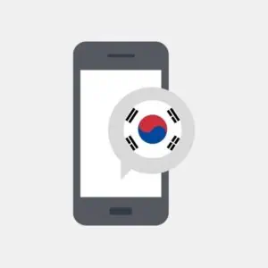 Numéro de téléphone portable de Corée du Sud