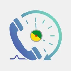 Frans-Guyana +33 landen - Vaste belminuten