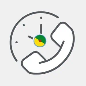 Guiana French - Calling plan