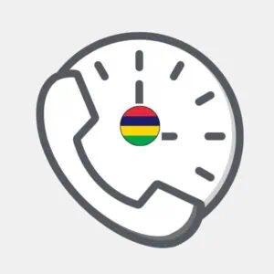 Mauritius +56 länder - Mobilminutpaket