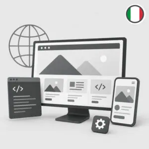 Italy landing page design