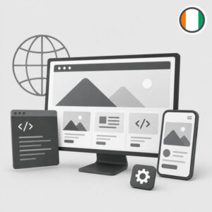 Ivory coast website design - start