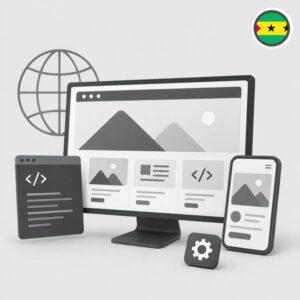 Sao tome and principe website design - basic