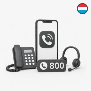 Luxembourg toll-free number