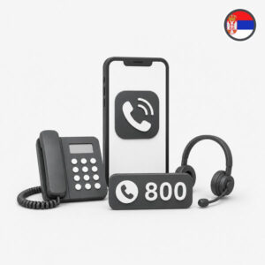 Serbia toll-free number