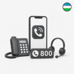 Uzbekistan toll-free number